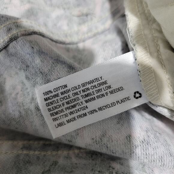 Target Rachel Comey Printed Jeans Green Abstract High Waist Rigid Tapered Size 4 - Picture 12 of 15